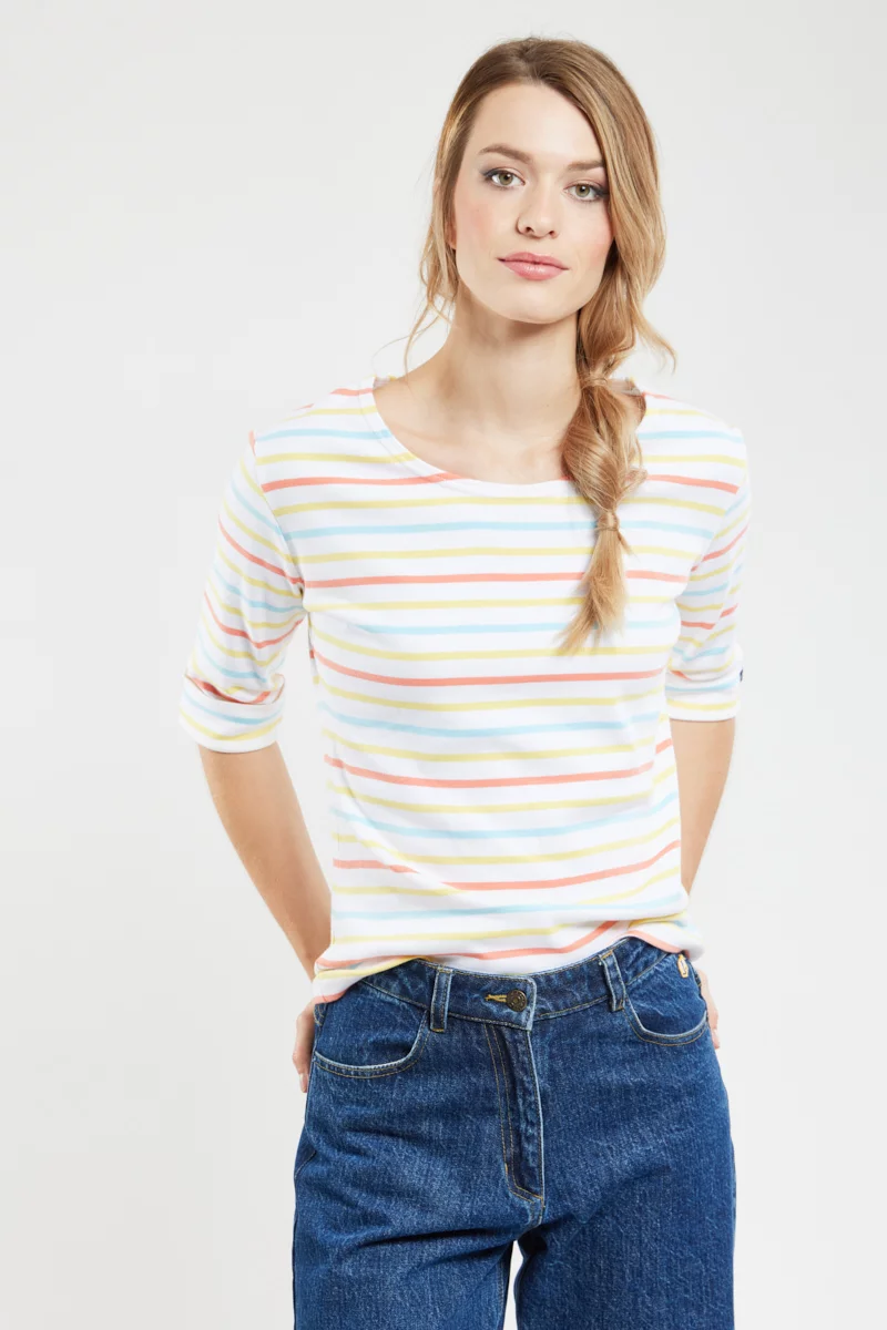 Marinière tricolore - coton épais