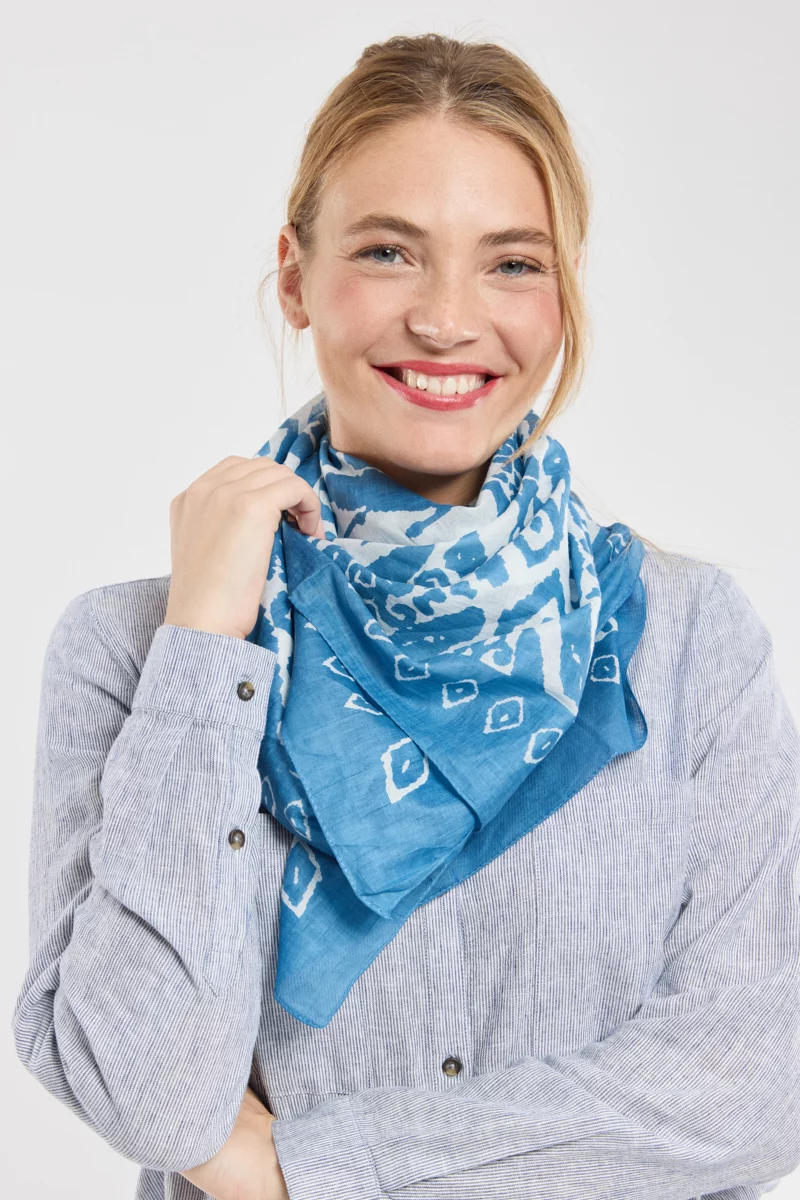 Foulard carré imprimé JERBA | OUTREMER