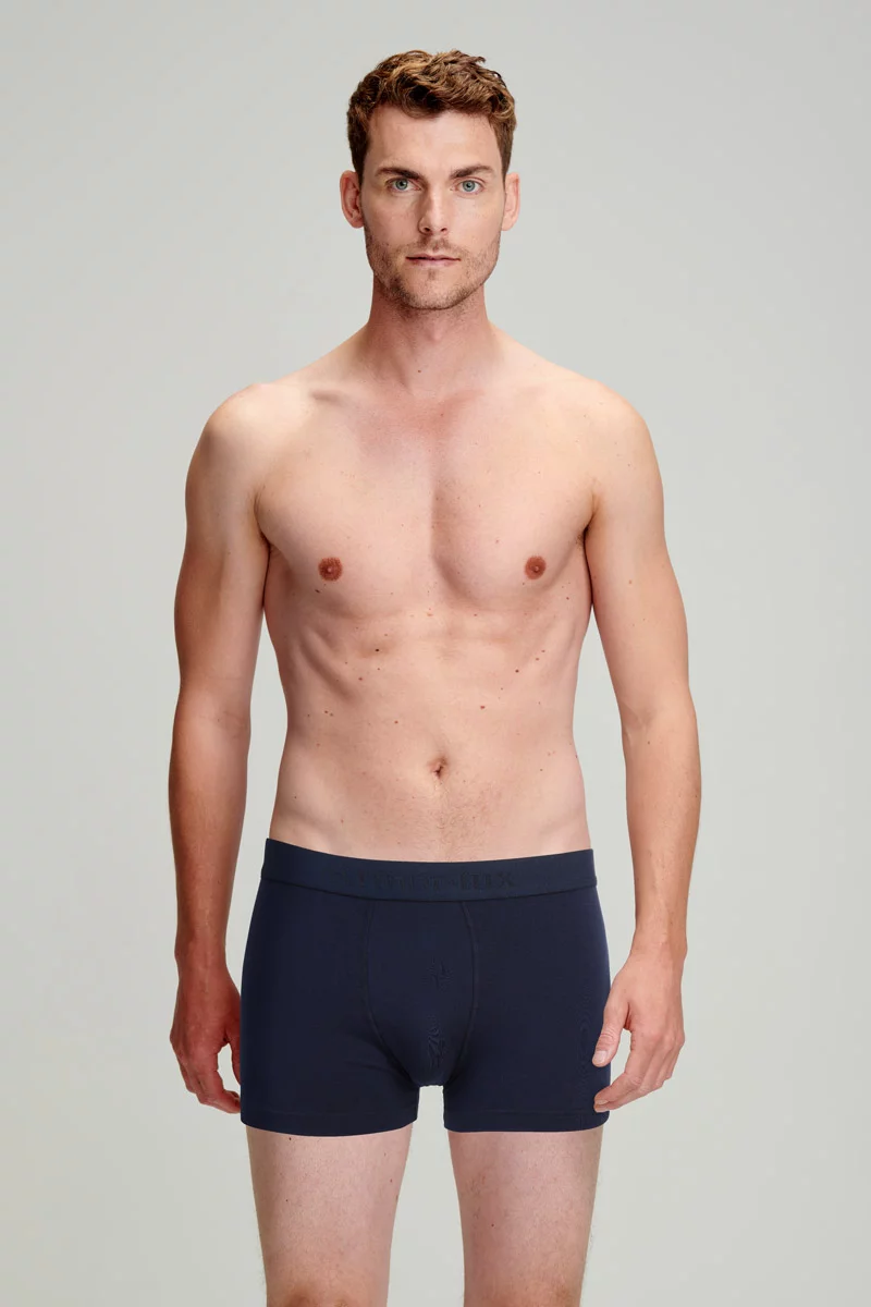 Boxer uni - coton léger biologique | Marine deep