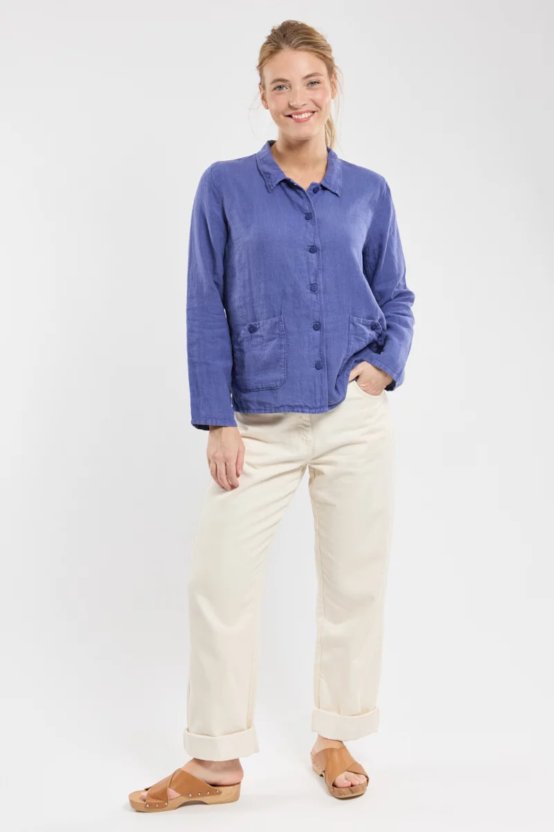 Veste pêcheur légère - lin | Skipper
