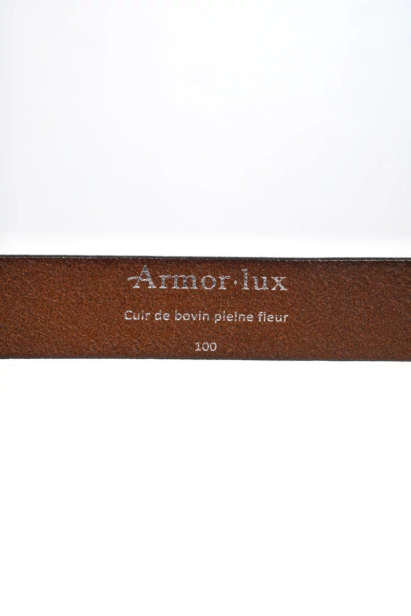 Ceinture mixte - cuir | MARRON