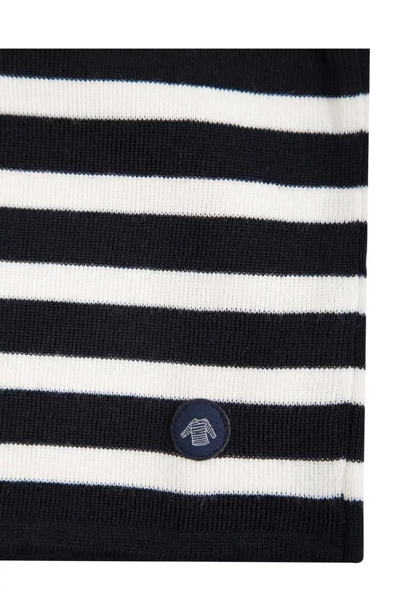 Pull Marin rayé