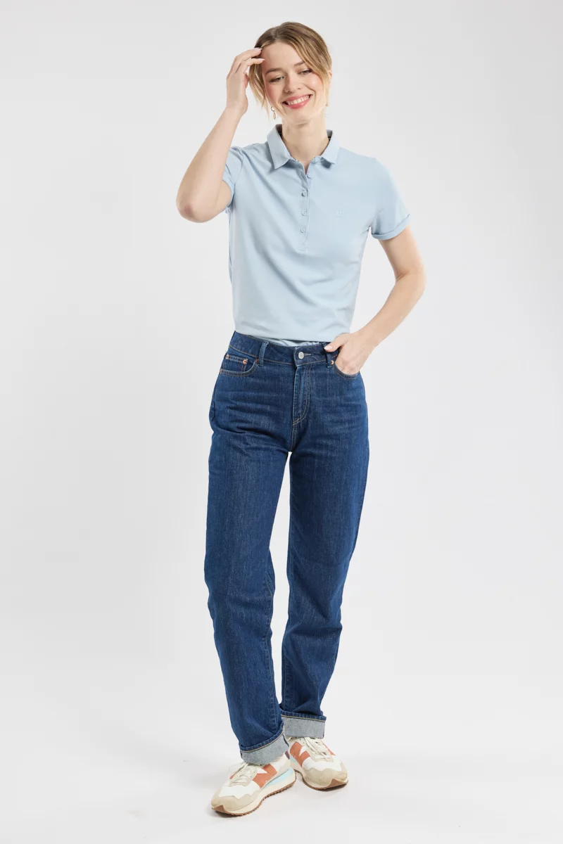 Polo uni CLARIE | BLEU CIEL