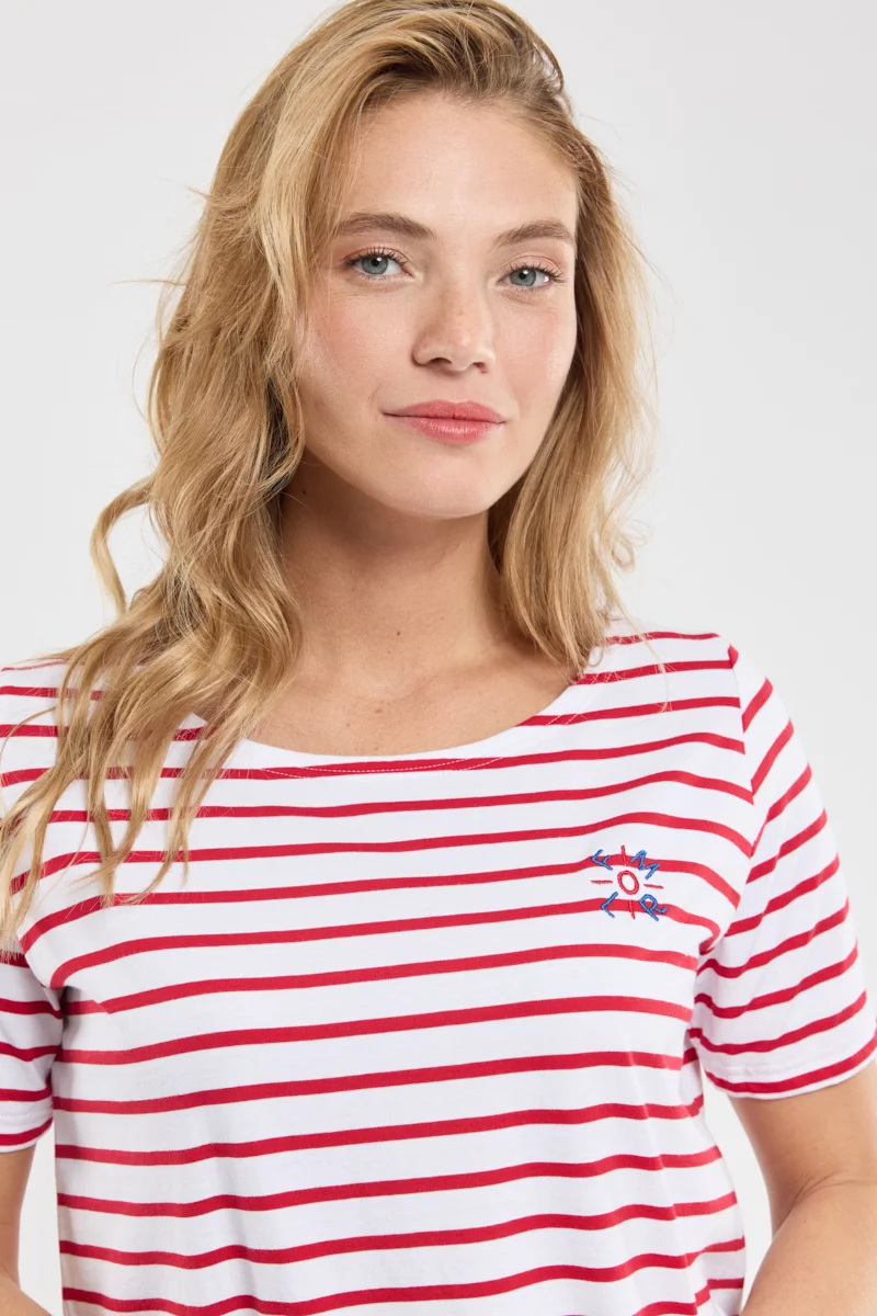 Marinière brodée - Femme