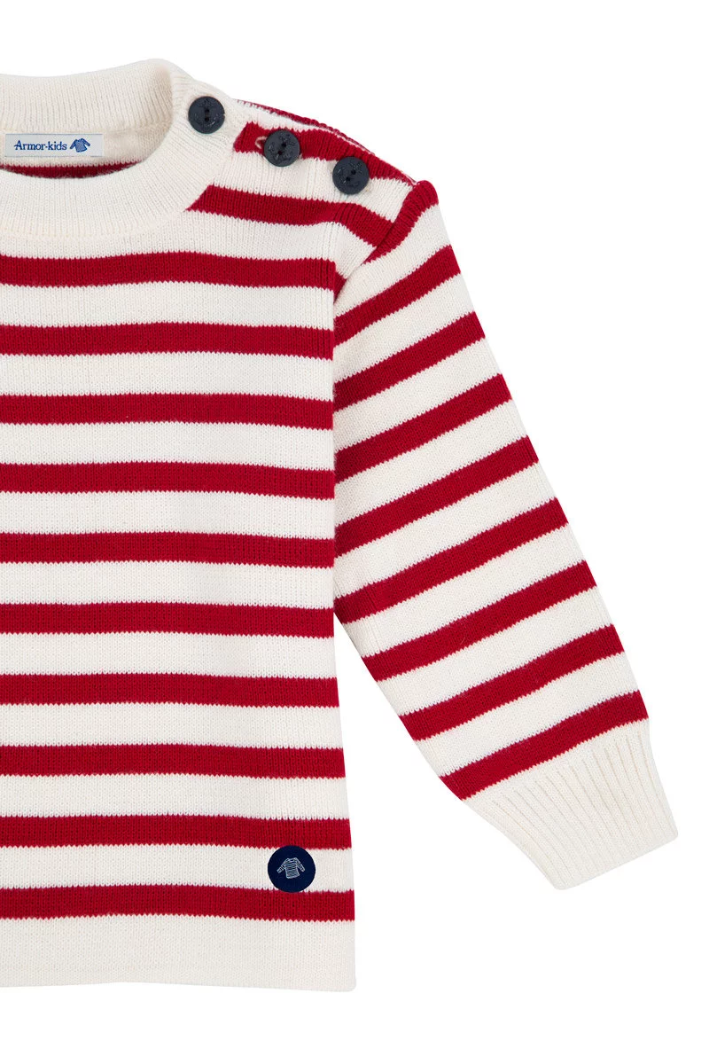 Pull marin rayé