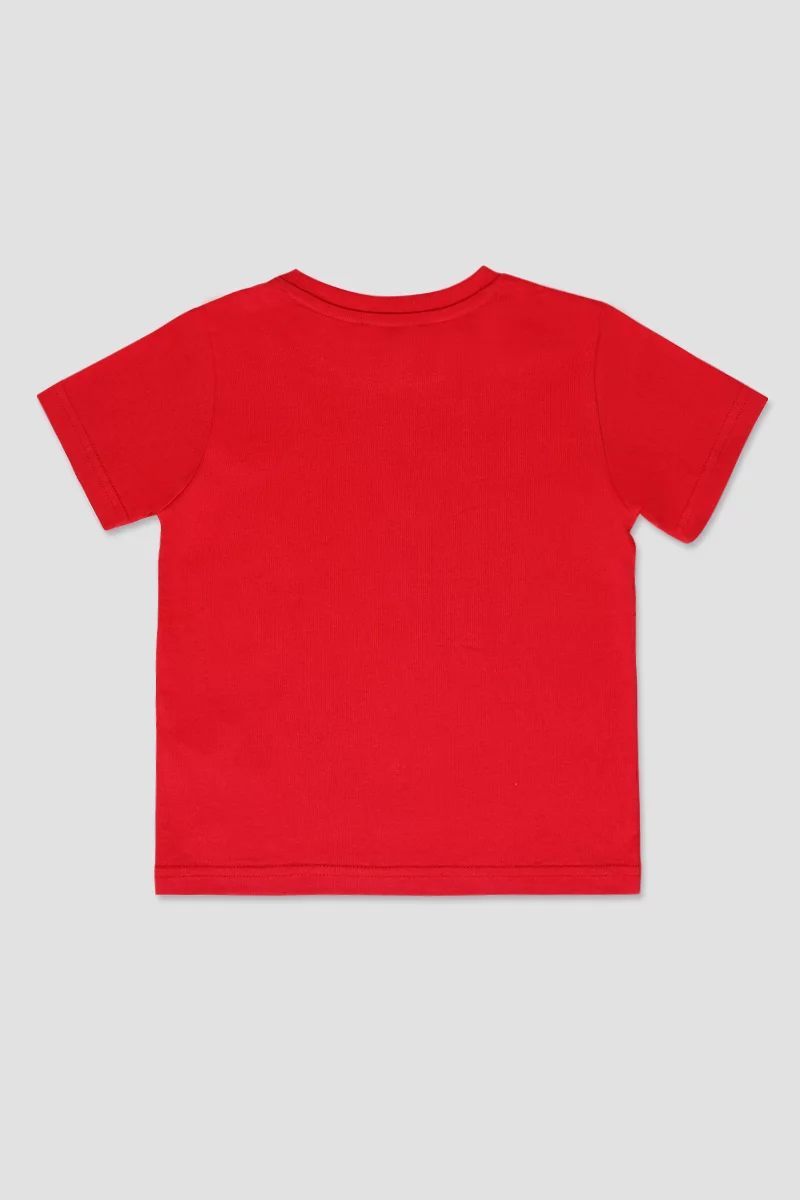 T-shirt sérigraphié Kids - Coton léger | Rouge