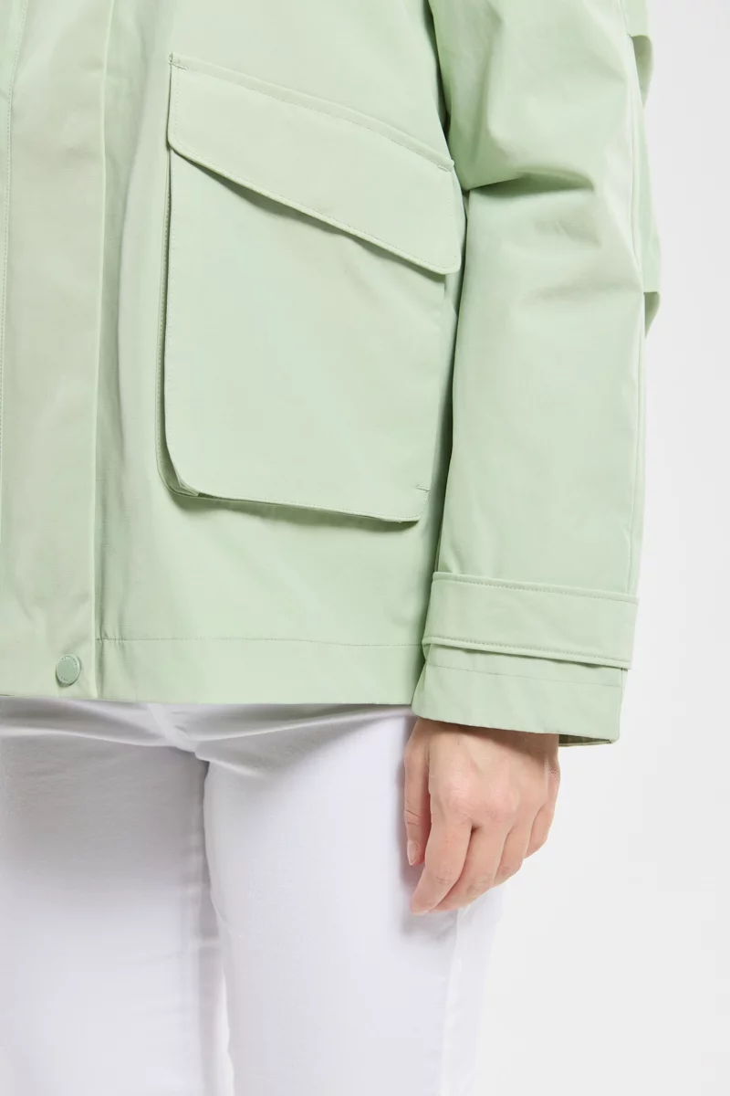 Parka courte imperméable BEGNIL | PISTACHE