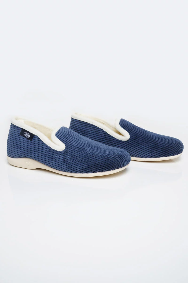 Chaussons velours - Femme | MARINE