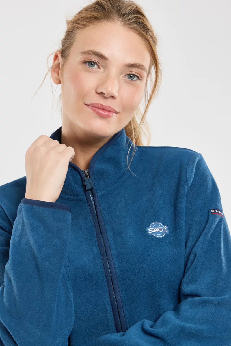 Polaire avec badge - Femme