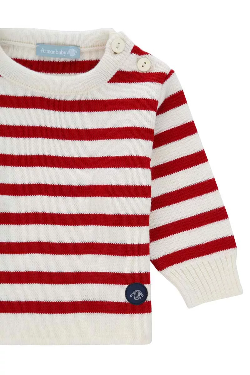 Pull marin rayé