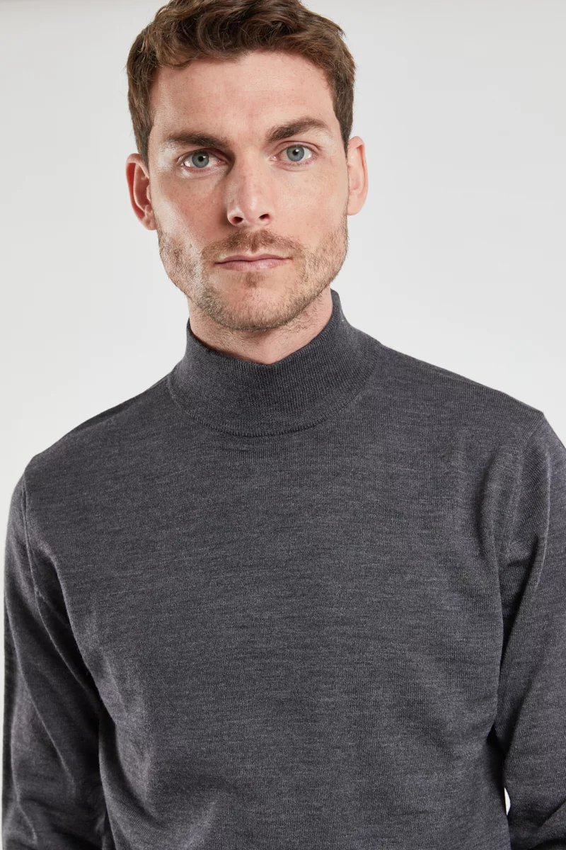 Pull col montant Bérac - laine