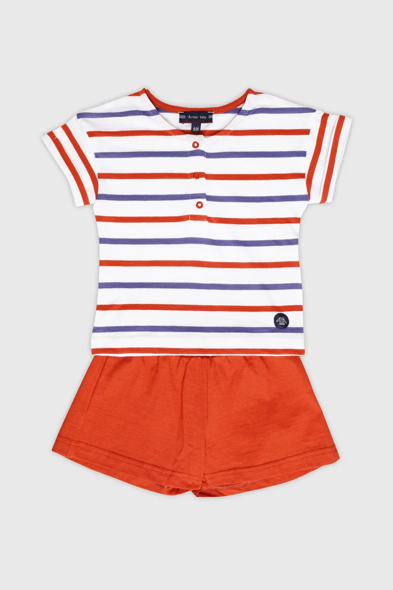 Ensemble pyjashort Baby - coton