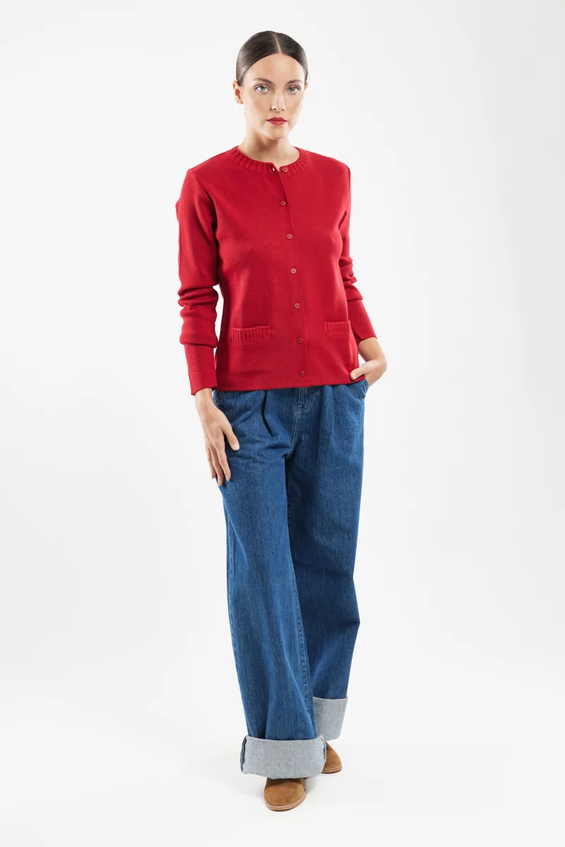 Cardigan col rond - Laine et acrylique | PILLARD