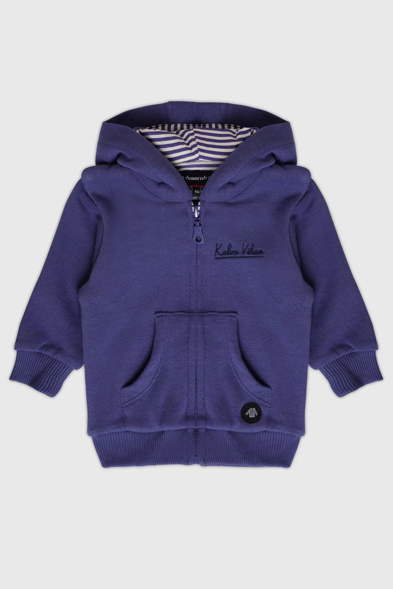 Sweat zippé Baby - coton
