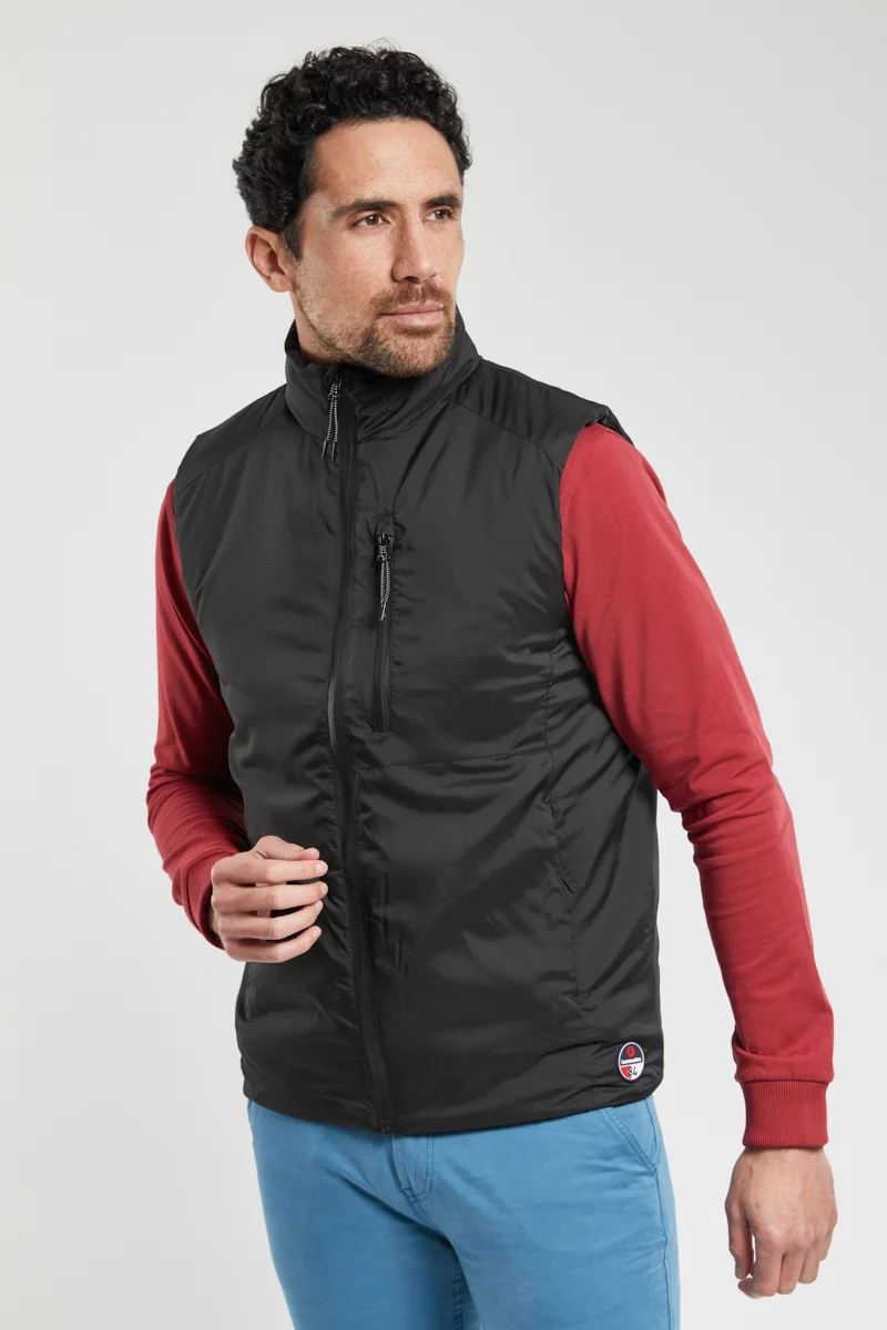 Blouson sans manches HASKEY - polyester recyclé | NOIR