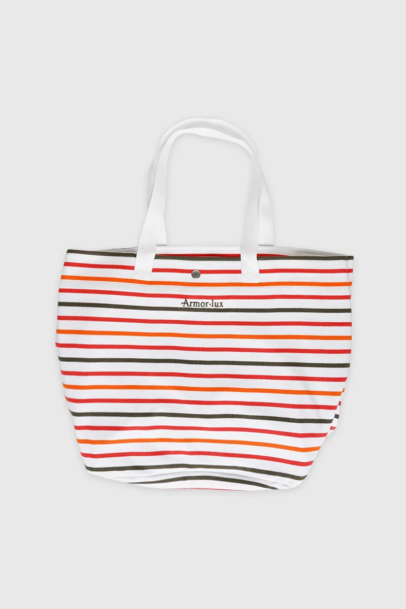 Sac cabas rayé - coton