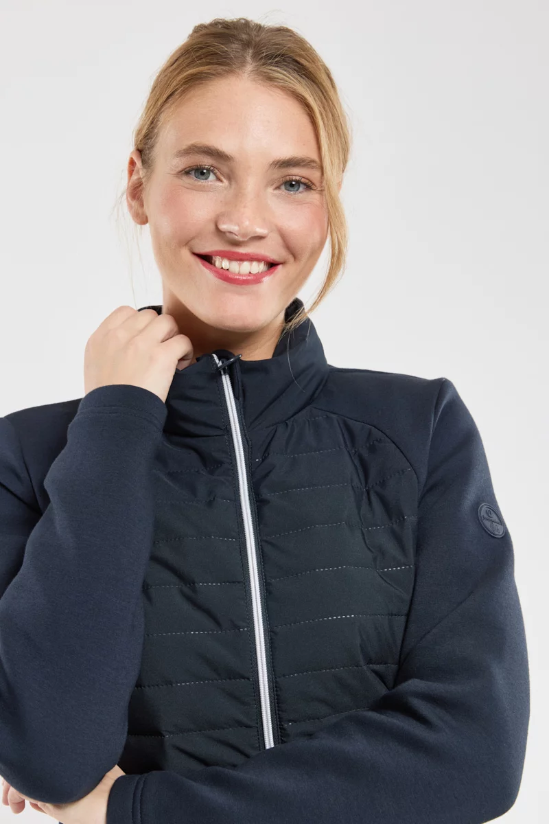Veste polaire bi-matière MOSSON