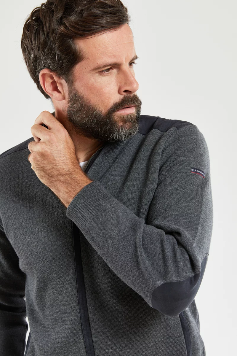 Cardigan - maille haute densité