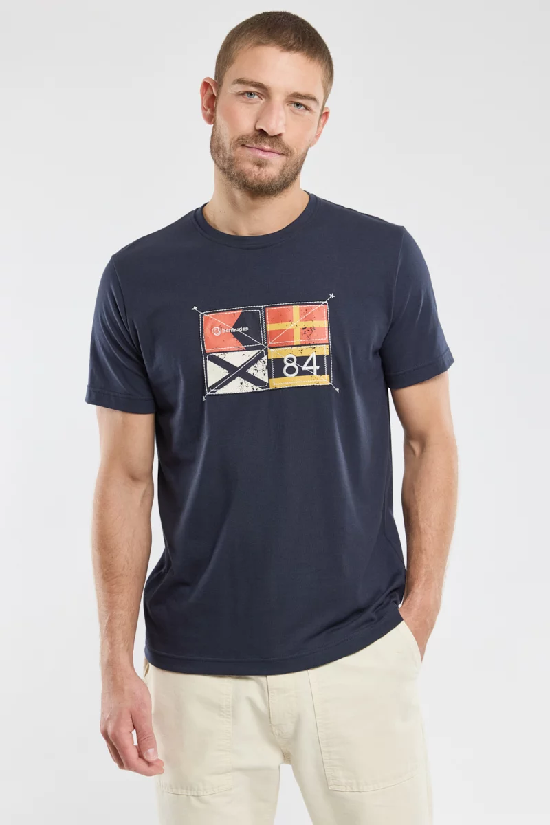 T-shirt VICENTE - coton | NAVY