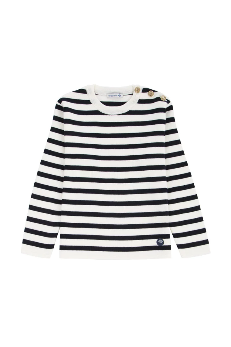 Pull marin rayé