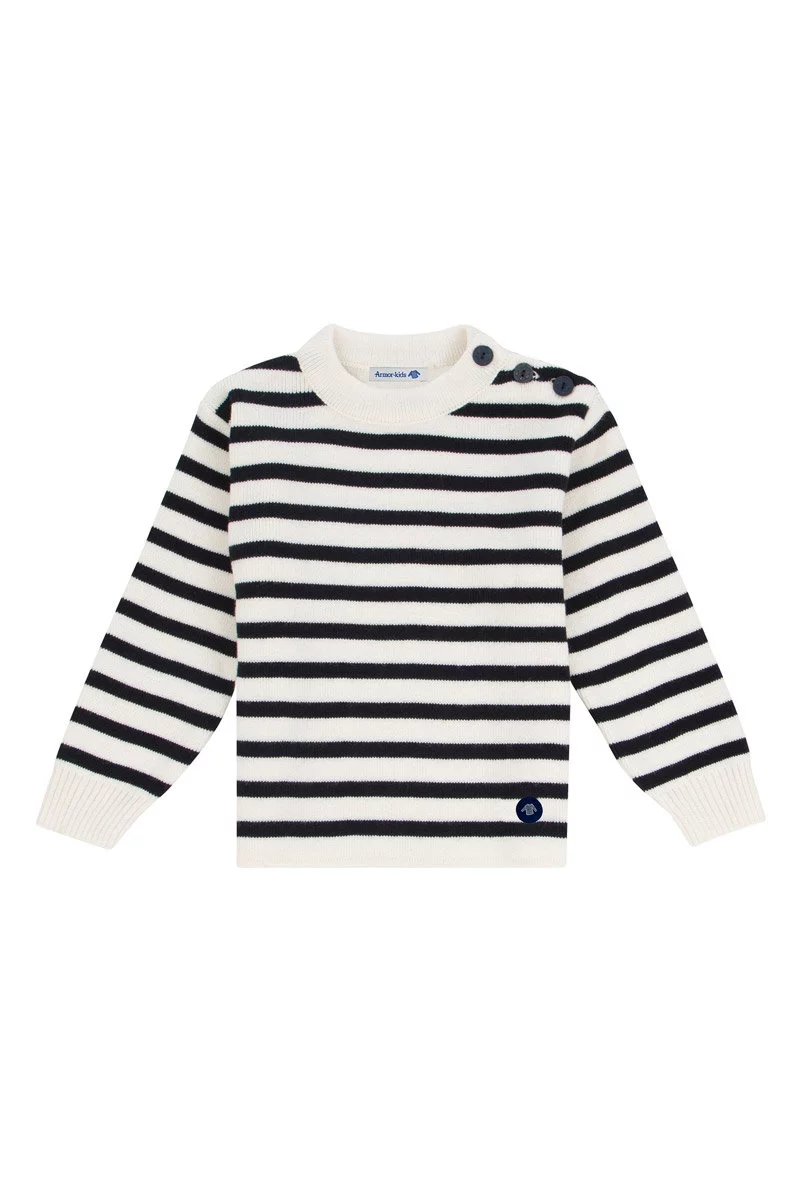 Pull marin rayé
