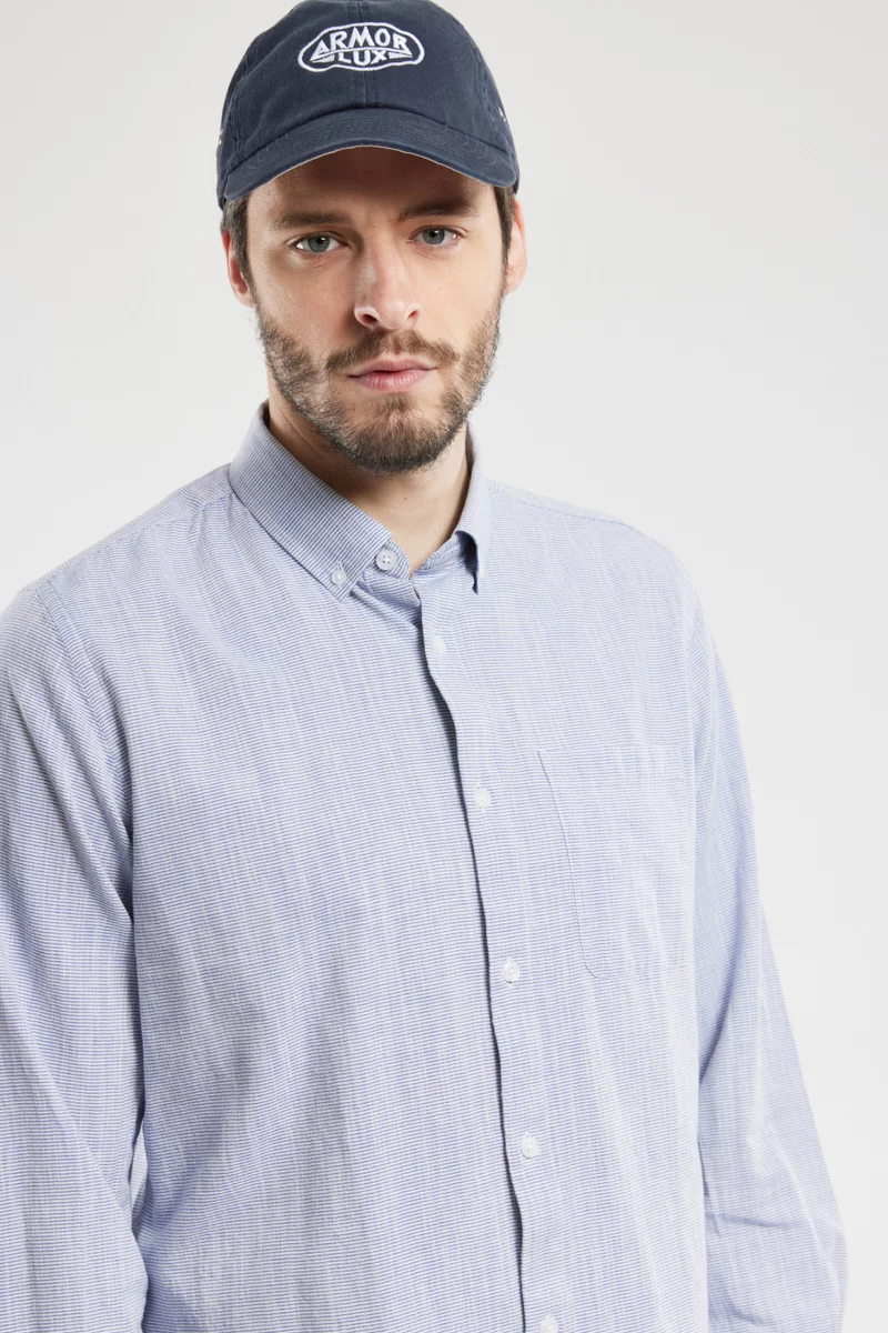 Chemise fines rayures - coton