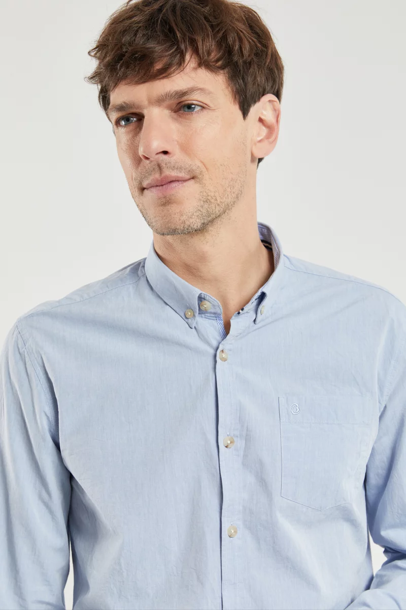 Chemise unie EDGAR - coton