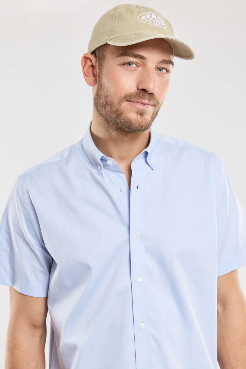 Chemise manches courtes - coton | BLUE