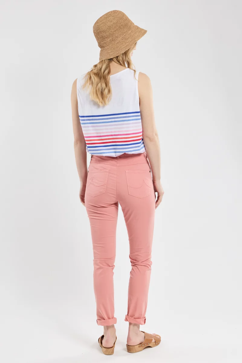 Pantalon slim - coton