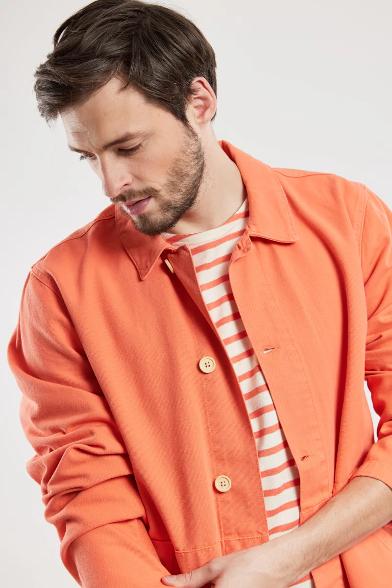 Veste pêcheur - coton canvas | Coral E24