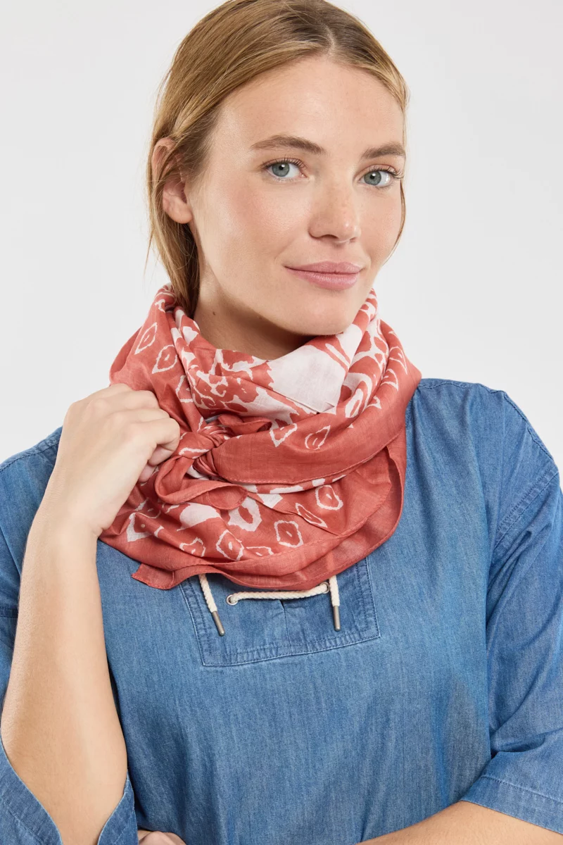 Foulard carré imprimé JERBA