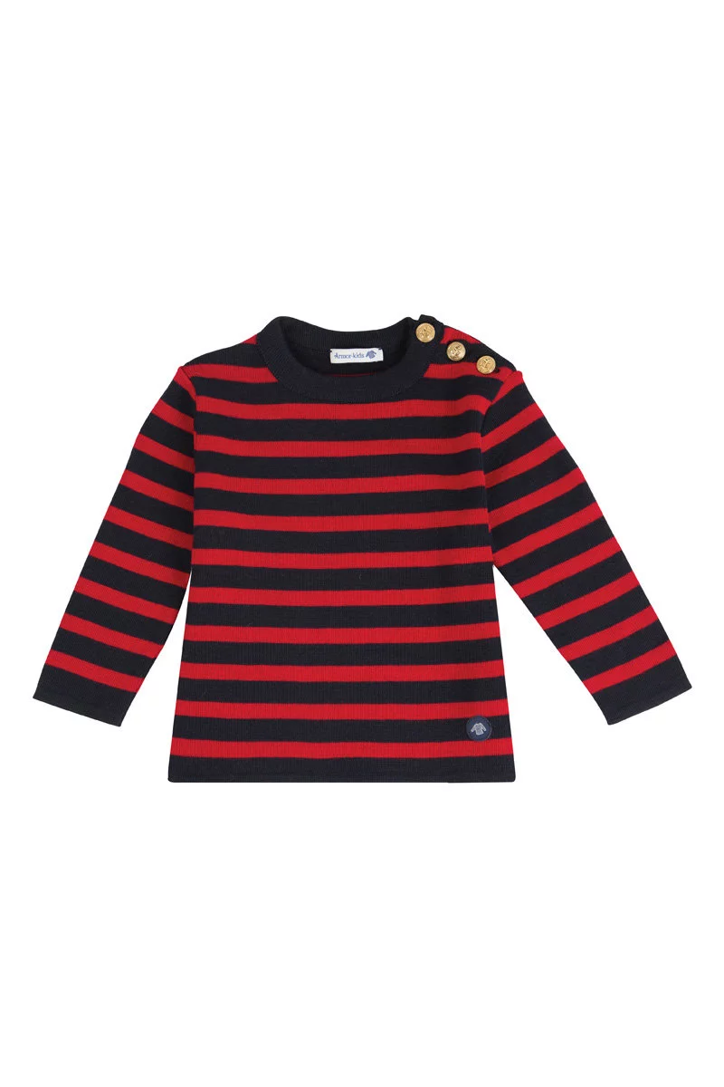 Pull Marin rayé