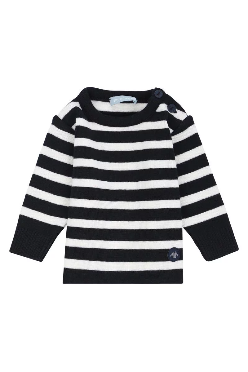 Pull marin rayé