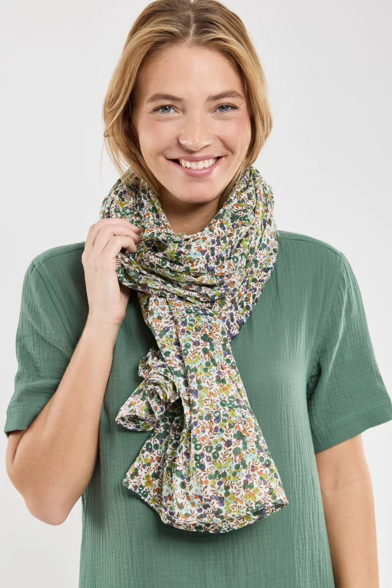 Foulard à imprimés JAUSTRA
