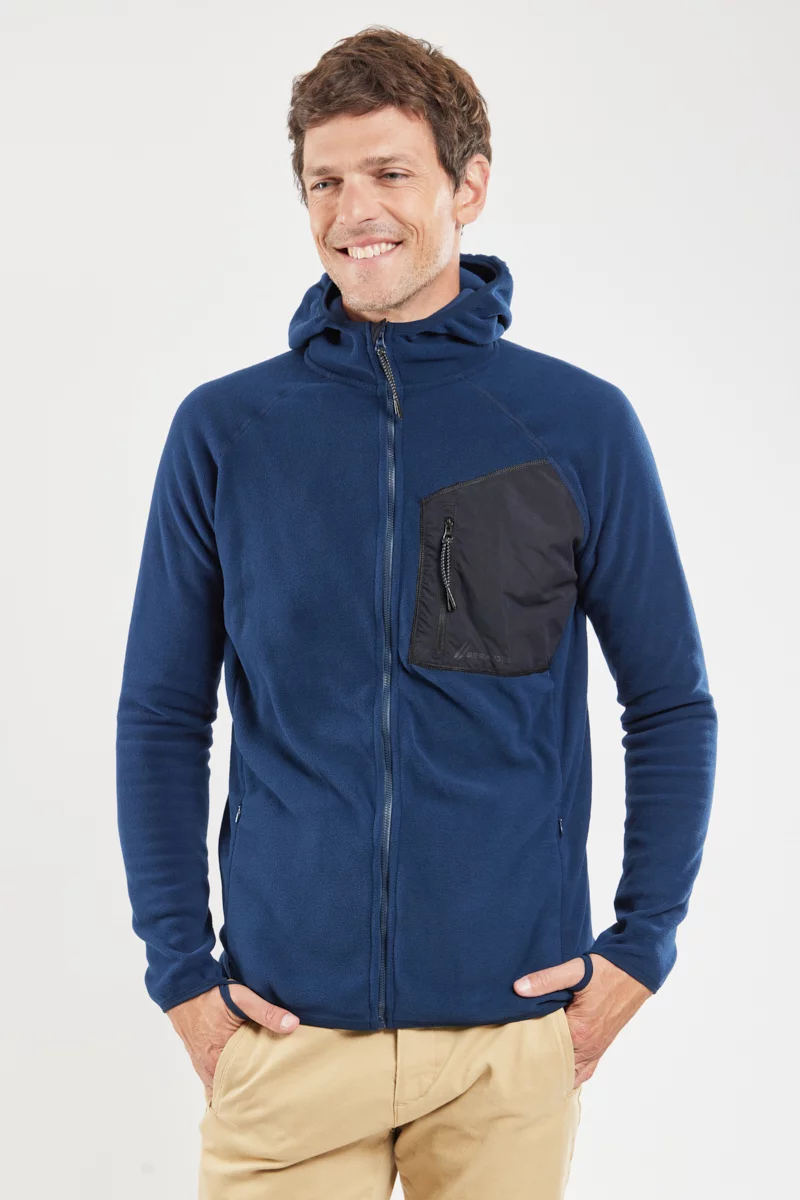Veste polaire à capuche PLOUHA