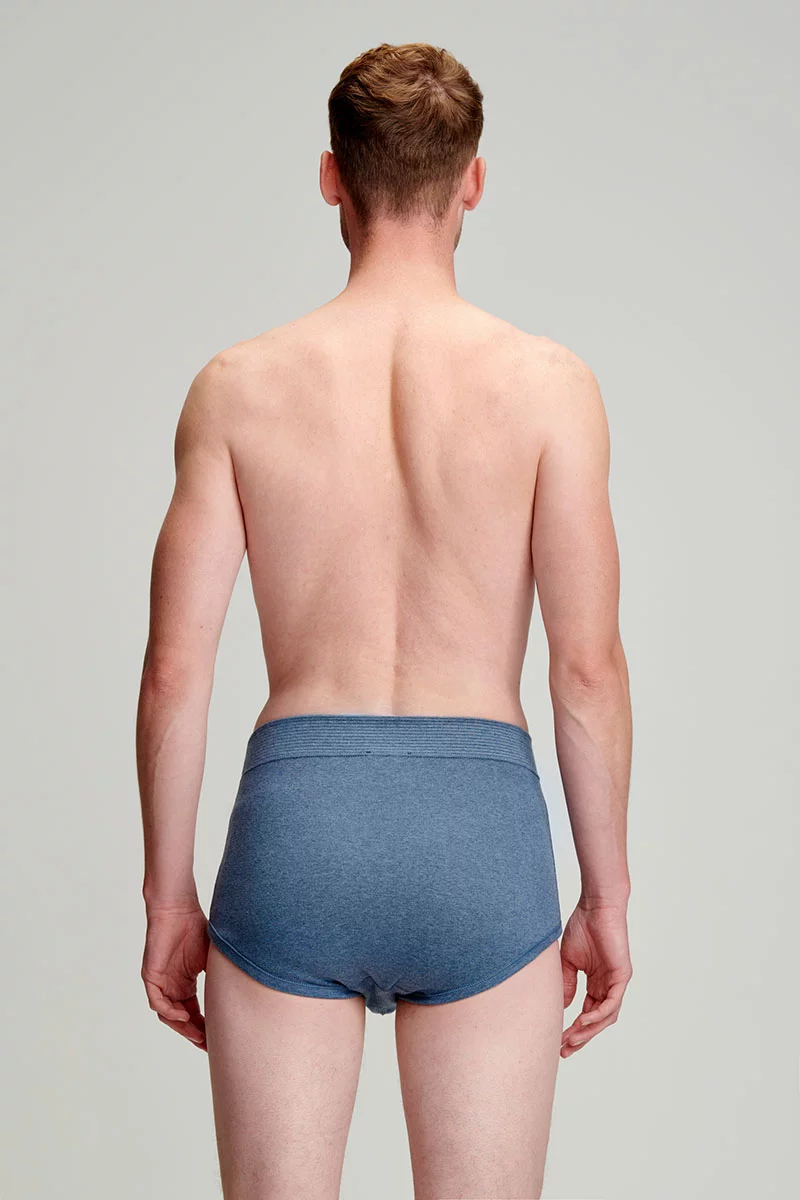 Slip ouvert taille haute - coton léger biologique