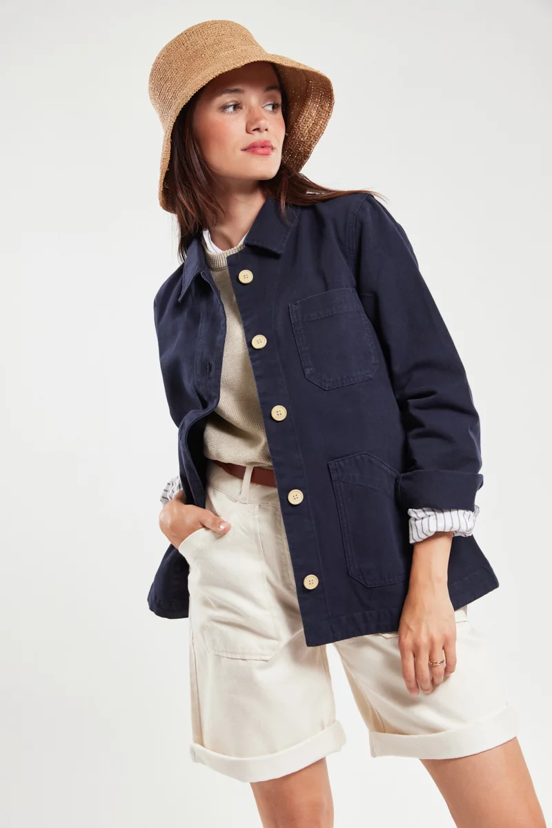 Veste pêcheur - coton canvas | Seal