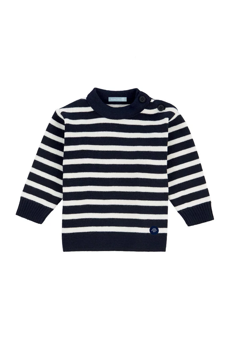 Pull marin rayé