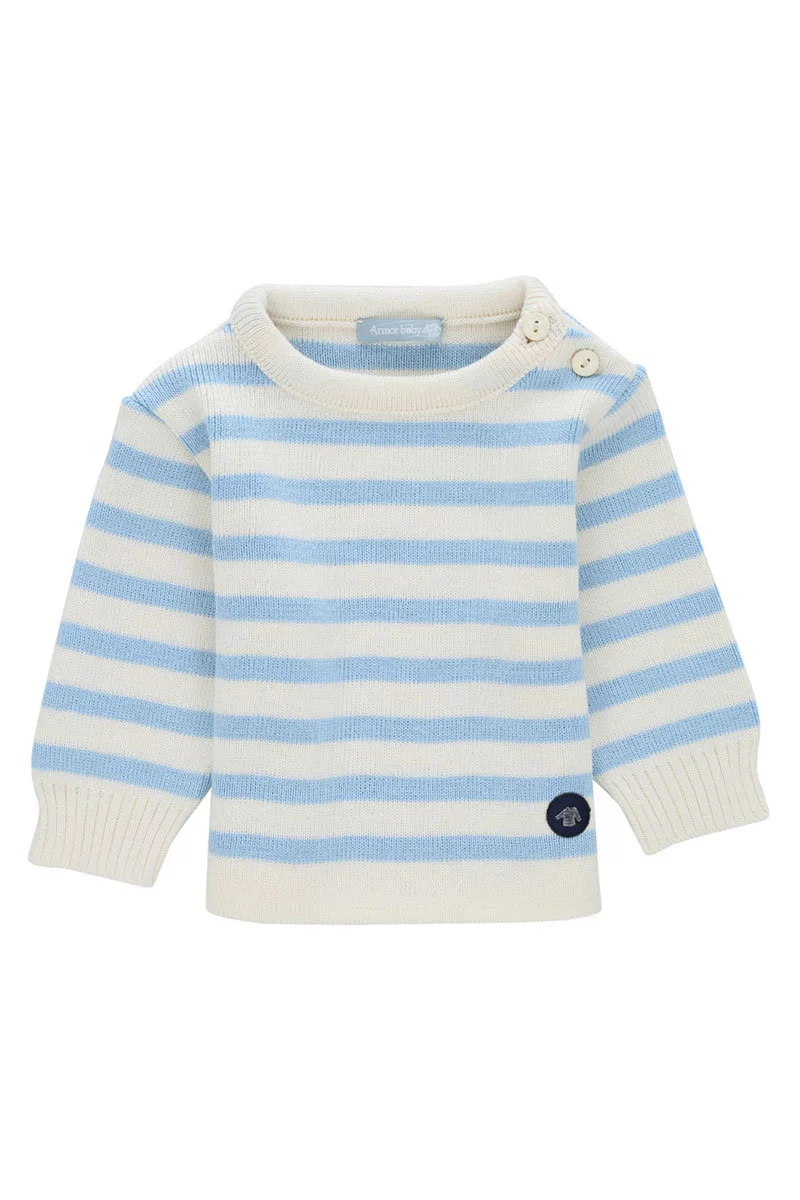 Pull marin rayé