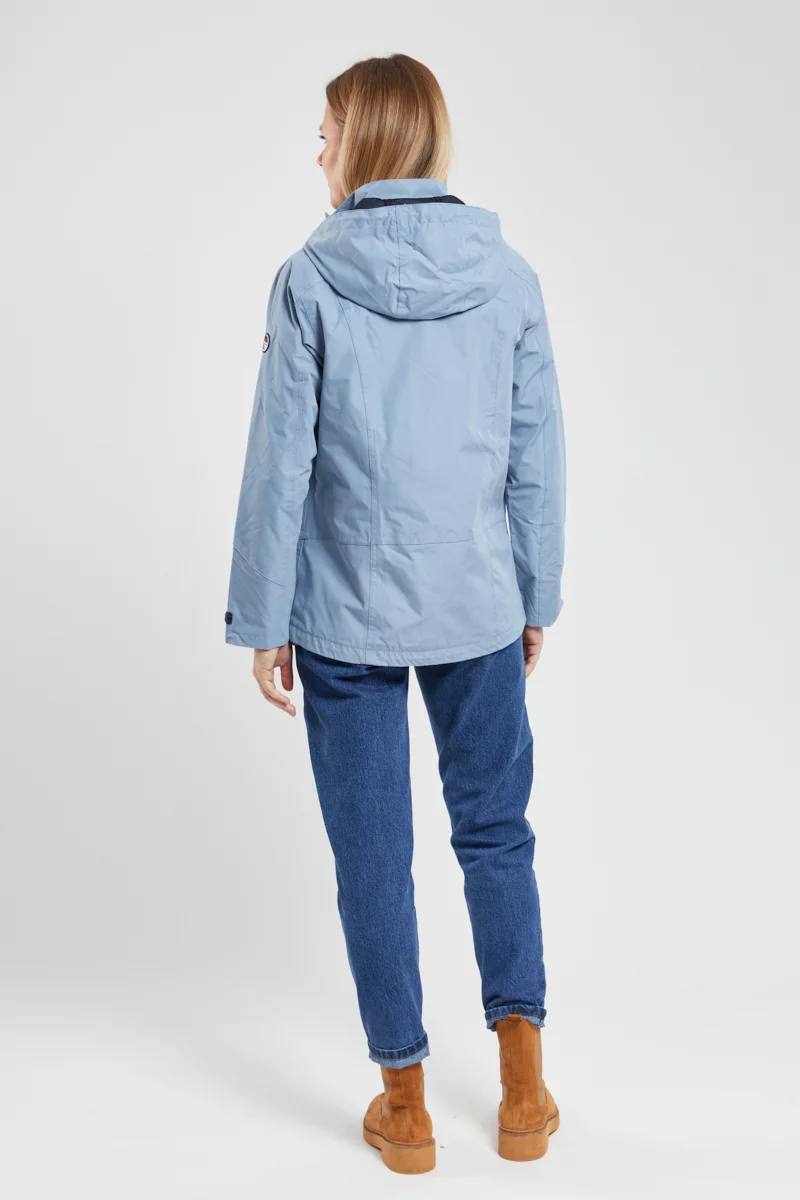 Parka imperméable BACKSLIDE | BLEU GRISE