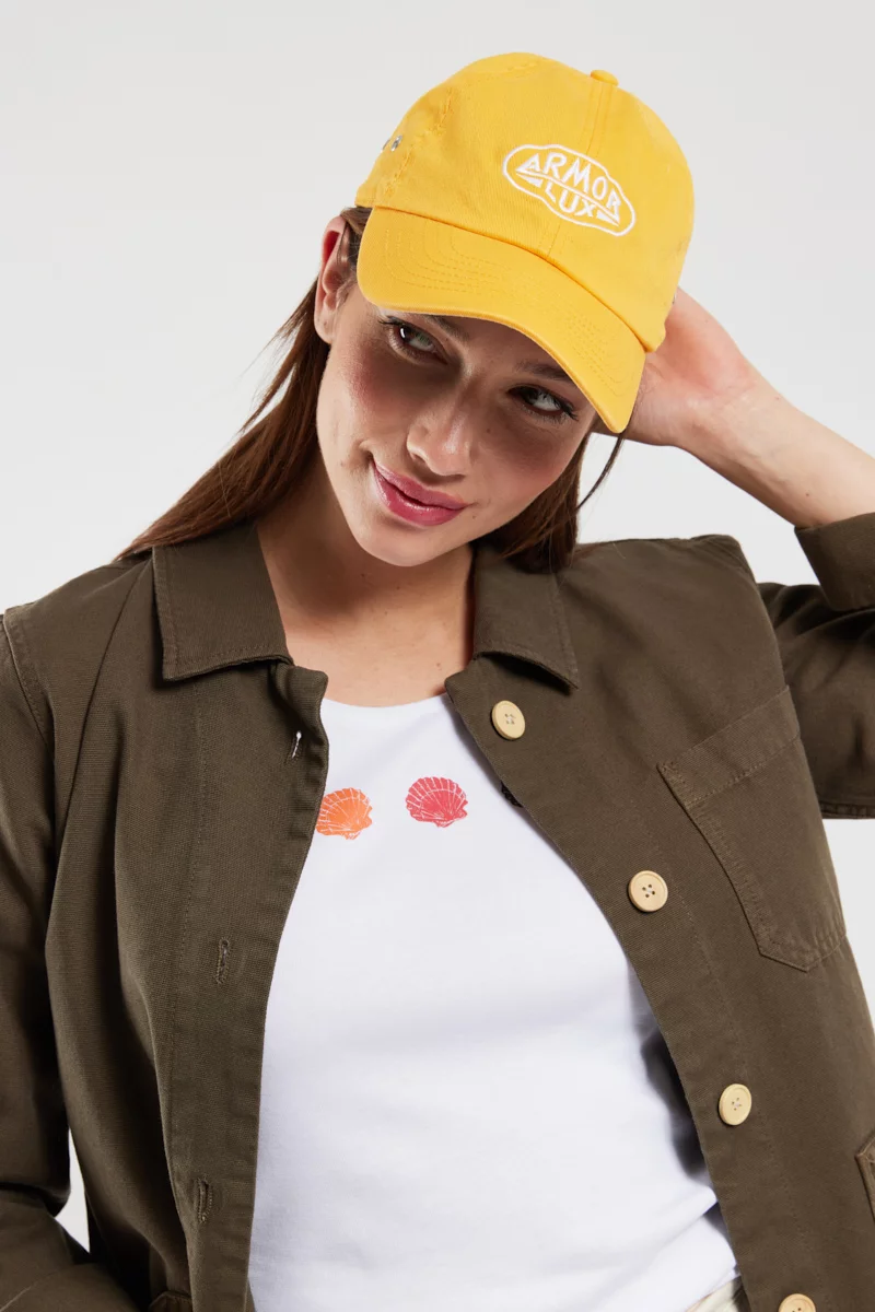 Casquette brodée | Yellow