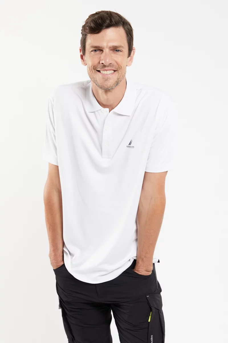 Polo GALT - polyester recyclé | BLANC