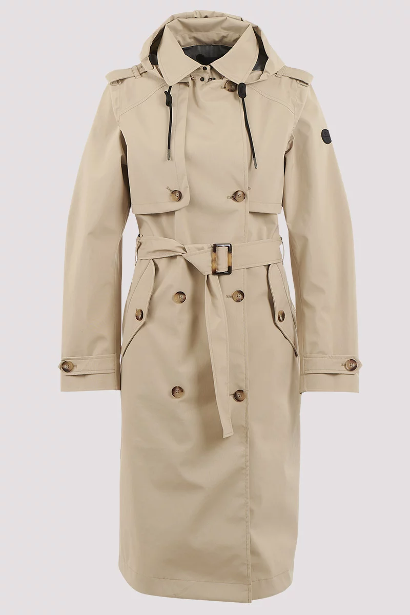 Trench long BEAUCE - polyester recyclé