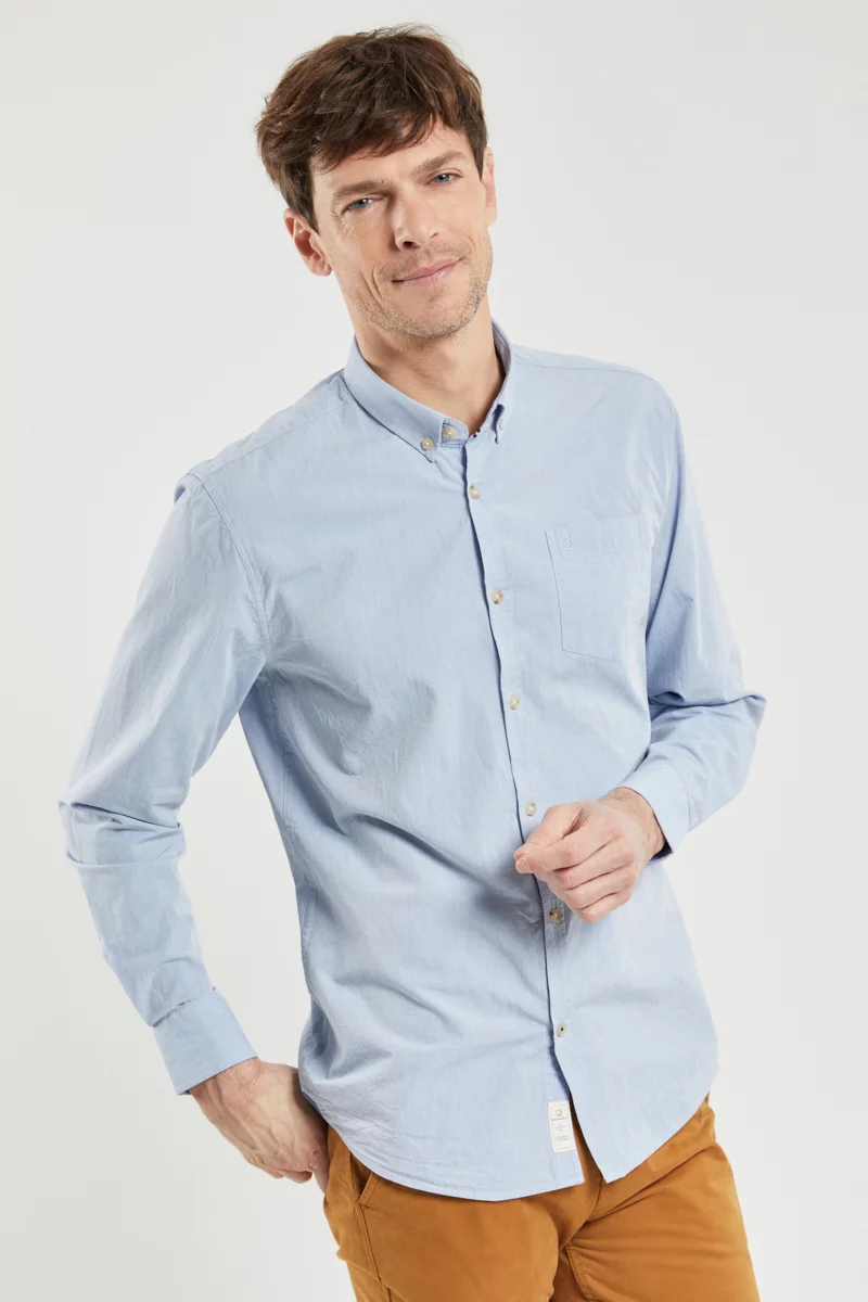 Chemise unie EDGAR - coton