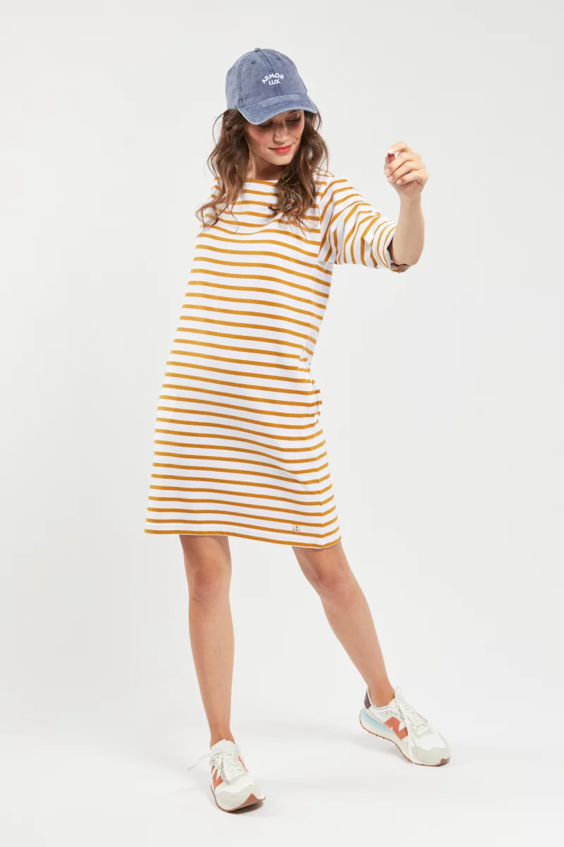Robe rayée Héritage - coton rustique