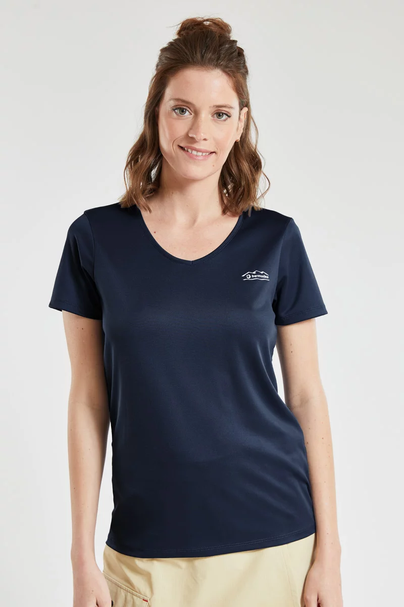 T-shirt CLERVY - polyester recyclé | NAVY