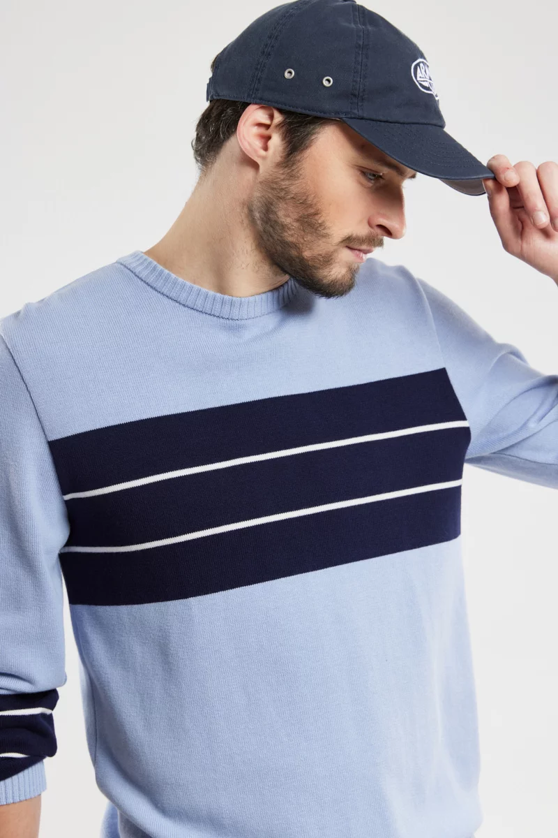 Pull bicolore - coton