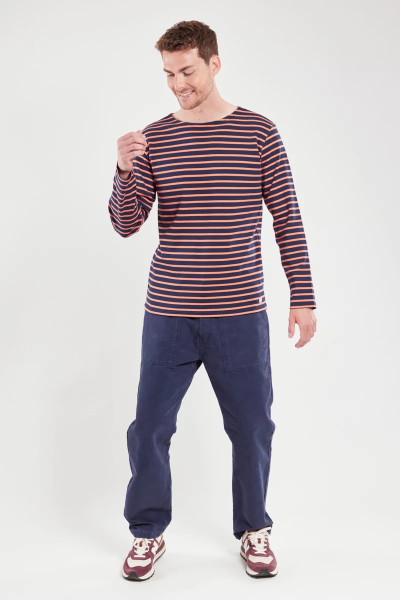 Pantalon pêcheur - coton | Marine deep