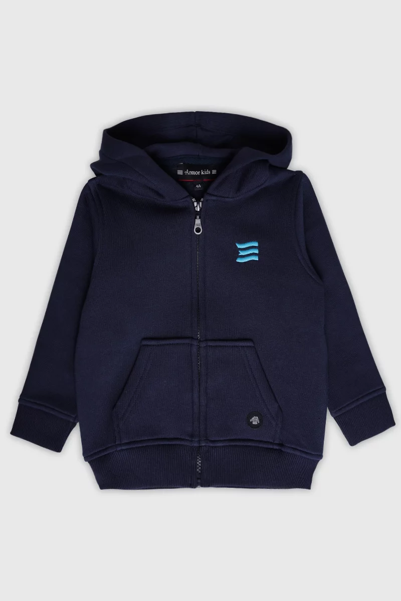 Sweat zippé Kids | Marine deep