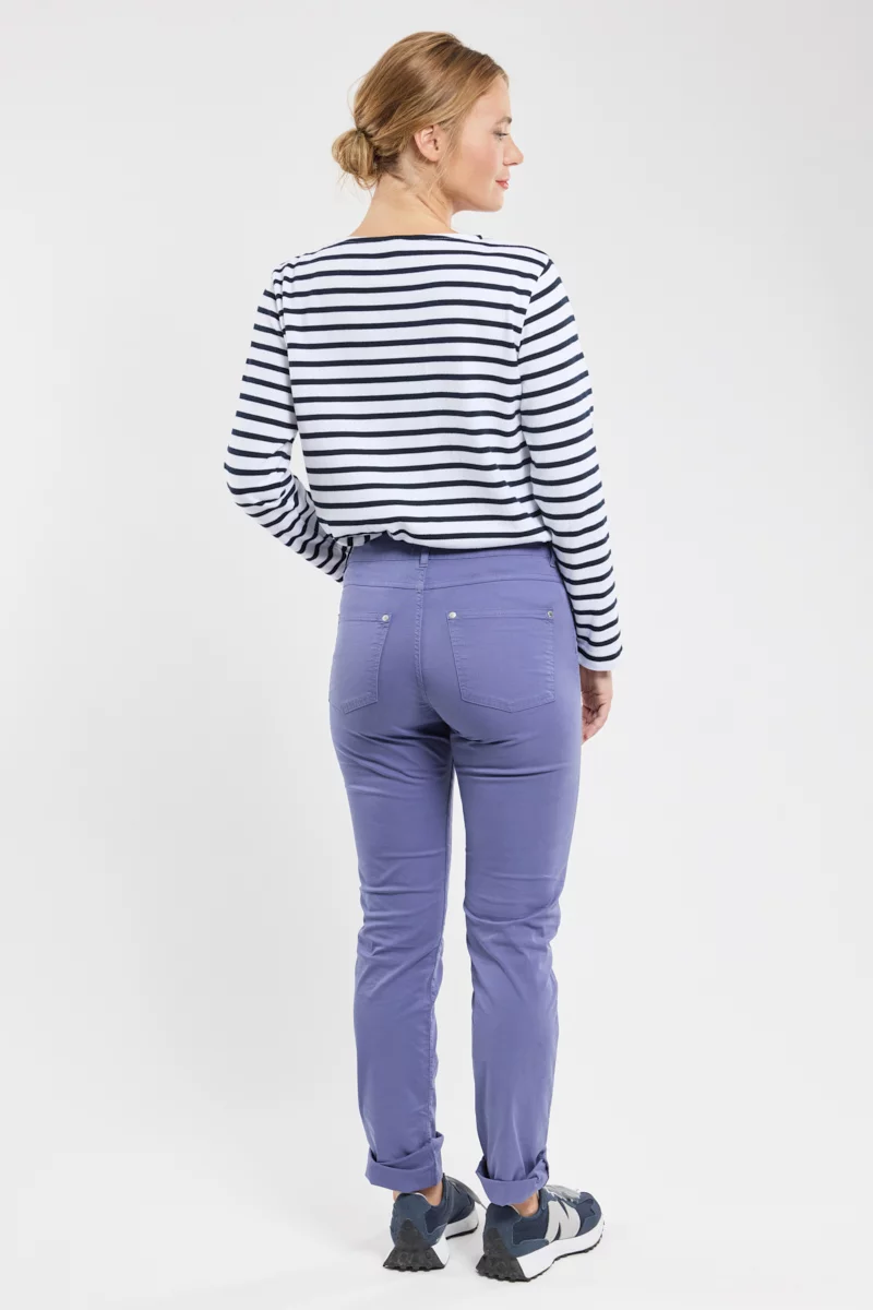 Pantalon coupe droite - coton